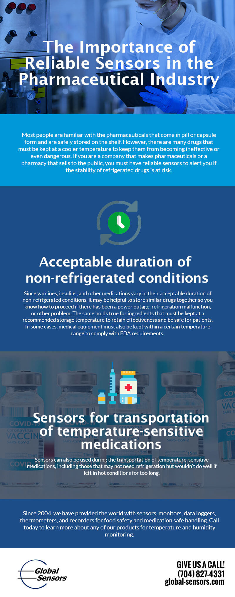 The Importance of Reliable Sensors in the Pharmaceutical Industry